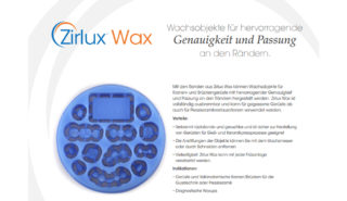Zirlux Wax Technische Daten